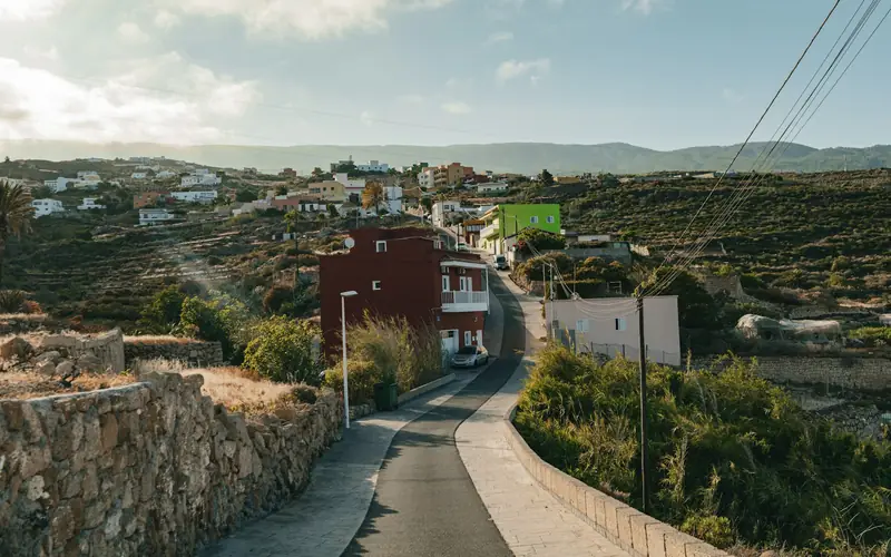 Hillside town houses